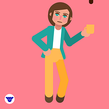 Mi Proyecto del curso: Animación y diseño de personajes en After Effects. Un proyecto de Animación 2D, Diseño gráfico y Motion Graphics de Mirella Castelletto - 31.10.2018