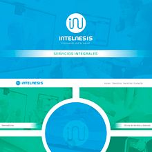 Sitio web intelnesis 2017 . Design grafic, Design web și UX / UI de Mangel Squin - 07.03.2018