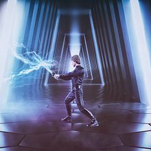 Luke Skywalker. Photograph, and Digital Illustration project by David Brat - 07.03.2018