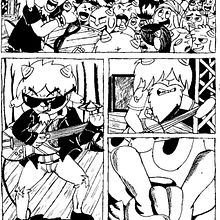 War Band: Mi tecnica fue con pinceles y plumillas, es un comic en el que voy a empezar a trabajar . Comic project by Rafa Ramirez - 07.08.2018