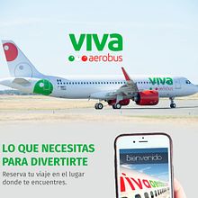Diseño de app viva aerobus . Design grafic și UX / UI de Mangel Squin - 07.04.2018