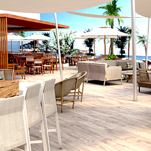 Nueva Area piscina hotel . 3D și Arhitectură de interior de Isabel Aranda - 03.01.2018