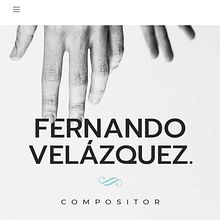 Fernando Velázquez. Un progetto di Br, ing, Br, identit, Cinema, video e TV, Arte concettuale, Creatività, Web development, Design e Graphic design di Creativia - 06.07.2018