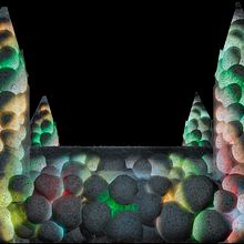 Transmutation, Zsolnay feny festival . 3D, 2D Animation, 3D Animation, Architecture, Street Art, Graphic Design, Music, and VFX project by Javier - 06.28.2018