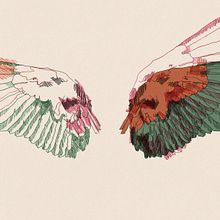 Ilustración del libro autoeditado "Por si quieres pasar: Radiografía de un alma". Un proyecto de Ilustración tradicional de Carolina Veciana - 06.07.2018