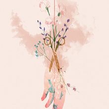 Ilustración del libro autoeditado "Por si quieres pasar: Radiografía de un alma". Un proyecto de Ilustración tradicional de Carolina Veciana - 06.07.2018