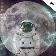 Mi Proyecto del curso: Matte Painting: creando mundos fotorrealistas - Astronauta. Creativit, Photograph, Photograph, Post-production, and Photo Retouching project by s dg - 07.06.2018