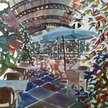 Atocha (Madrid). Un progetto di Pittura di Carla Dev - 09.04.2000