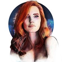 My Universe Jessica Chastain. Un progetto di Illustrazione tradizionale di Thomás Reynoso Vazquez - 07.07.2018