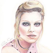Retrato a lápiz de color. Un proyecto de Dibujo e Ilustración tradicional de Rosa García - 09.07.2018