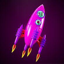 Ilustracion 3D - Festival elrow Ein Projekt aus dem Bereich 3D, Concept Art und Design von 3-D-Figuren von Litus Tatjé Isart - 28.05.2019