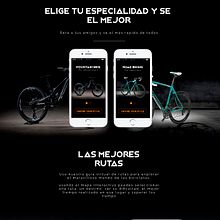 App to bike. Web Design, and UX / UI project by ivan castro - 07.09.2018