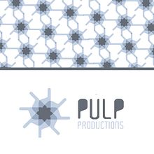 Logotipo Pulp Productions. Logo Design, Pattern Design, Graphic Design, and Printing project by Ana González - 04.12.2017