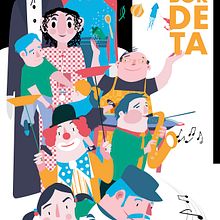 Premio-Cartel ganador FM de La Bordeta 2018. Un proyecto de Ilustración tradicional e Ilustración vectorial de Elisa Soro Sansó - 12.07.2018