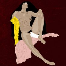 Mujer mulata. Traditional illustration project by Juan Francisco Lara Checa - 07.12.2018