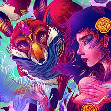 Magia. Un proyecto de Ilustración tradicional e Ilustración digital de Charringo - 13.07.2018