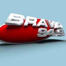 Radio Brava 94.9. 3D, Br, ing & Identit project by Alan Gonzalez - 07.13.2018