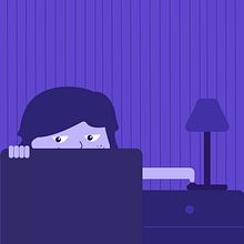 Nictofobia. Un proyecto de Animación, Ilustración tradicional, Redes Sociales, Ilustración digital y Motion Graphics de Pilar Hernández - 31.07.2018