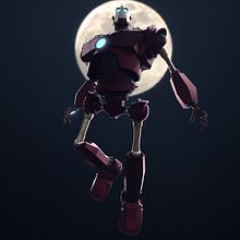THR IRON GIANT _ IRONMAN. 3D, Animation, 3D Animation, Design, and 3D Modeling project by Billy Bologna - 07.15.2018