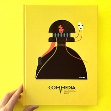 Commedia 2017. Un proyecto de Diseño editorial y Diseño gráfico de Javier Valiente - 14.03.2017