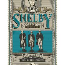 Gin Shelby. Een project van  Ontwerp, Traditionele illustratie, Digitale illustratie, Vectorillustratie y Packaging van Samuel Juan Lora - 16.07.2018