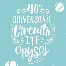 Concurso 40 Aniversario Circuito Orysol. Poster Design, and Graphic Design project by Cristina Ygarza - 06.08.2018