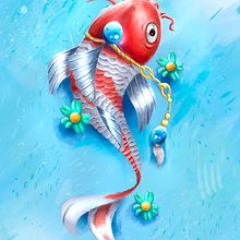 Pez. Drawing, Traditional illustration, and Digital Illustration project by Rodrigo Benito - 12.17.2016