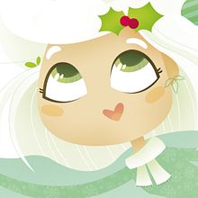 Elfa de las nieves. Ilustración infantil. Un proyecto de Ilustración tradicional de Laura García Mañas - 17.07.2018