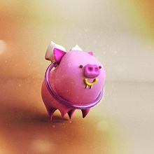 Mi Proyecto del curso: Diseño de personajes en Cinema 4D: del boceto a la impresión 3D. Un progetto di 3D e Illustrazione digitale di Gerson Pichardo - 19.05.2018