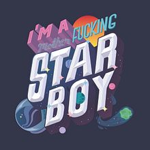 StarBoy - Composición de Lettering e Ilustración. Graphic Design, Traditional illustration, and Lettering project by Julio Ruiz - 01.09.2018