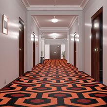 The Shining hallway. Un proyecto de 3D, Animación 3D, Arquitectura, Arquitectura interior, Cine, Cine, vídeo y televisión de Davide Benetti - 19.07.2018
