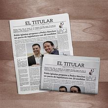 Maquetación de periódico. Un proyecto de Diseño editorial y Diseño gráfico de Antonio Picazo Cantos - 19.07.2018
