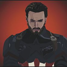 Capitan America: Infintiy Wars (Avengers) Ein Projekt aus dem Bereich Grafikdesign von Raúl Lucas Herreros - 19.07.2018