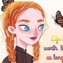 Fanart - Anne with an "E" . % Marian Alhama tarafından hazırlanan Dijital İllüstras, Ve on projesi - 02.11.2019