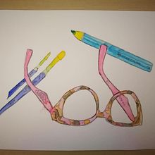 Mi segunda acuarela - Gafa 01-02-2018. Un progetto di Pittura ad acquerello di irenelopezmoyo - 01.02.2018