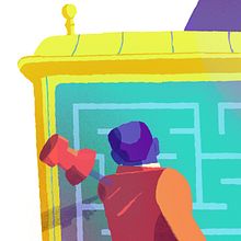 Trabajo biográfico. Traditional illustration, and Digital Illustration project by Dani Maiz - 07.23.2018
