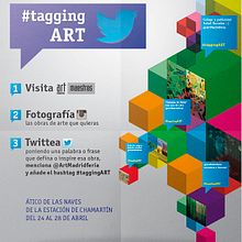 Cartel para proyecto #taggingArt. Poster Design, and Graphic Design project by Jesús Ángel Ciarreta Palacios - 04.24.2013