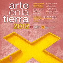 Carteles para Arte en la tierra, certamen de land art en La Rioja. Fine Arts, Poster Design, and Graphic Design project by Jesús Ángel Ciarreta Palacios - 08.01.2009