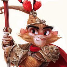 Monkey King Character design. Un proyecto de Animación 3D, Concept Art y Diseño de personajes de Juan Francisco Cancelleri - 25.07.2018