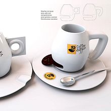 Coffee & Butter. Un progetto di Arte concettuale, Graphic design, Design industriale e Modellazione 3D di Wladimir Cossio Vahos - 25.07.2018
