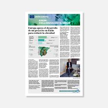 Maqueta periódico. Un proyecto de Diseño editorial y Diseño gráfico de María Rubio Valero - 11.03.2018