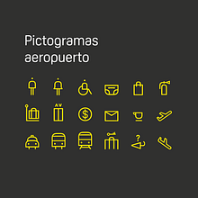 Señalética aeropuerto. Un proyecto de Diseño gráfico de María Rubio Valero - 26.01.2018