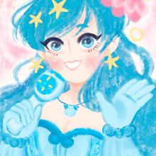 Mizuiro Peal Voice!. Un progetto di Disegno, Character design, Illustrazione tradizionale e Illustrazione digitale di Ainoa Flores - 01.07.2018