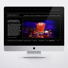 CactusBar - Web Design. Un progetto di Web development, Design e Web design di Maya del Barrio - 01.04.2013