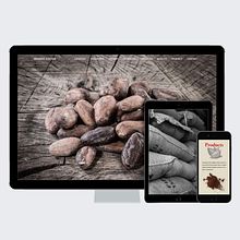 Moner Cocoa - Web Design. Un progetto di Web design di Maya del Barrio - 30.01.2015