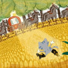 ILUSTRACIÓN DEL CUENTO EL GATO CON BOTAS DE PERRAULT BY MIMO. Un proyecto de Ilustración tradicional de Carolina Fontanals Riola - 02.08.2018
