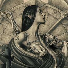 Ilustraciones de género Fantástico. / GRAFITO /. Un progetto di Illustrazione tradizionale di Pepe Valencia - 31.07.2018