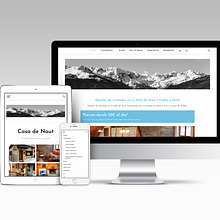 Rediseño y creación del sitio web www.apartamentosvalledearan.com con wordpress. . Un proyecto de Desarrollo Web y Diseño Web de Helena Artola Riera - 01.08.2018