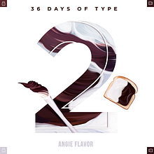 36 days of type INSTAGRAM CHALLENGE . Desain Grafis, Ilustrasi tradisional, Ilustrasi Digital & Ilustrasi Vektor proyek oleh Angela Díaz Jiménez - 08.02.2018
