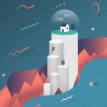 Ilustraciones para la revista financiera Barron's . Projekt z dziedziny Trad, c i jna ilustracja użytkownika Casmic Lab - 02.07.2018